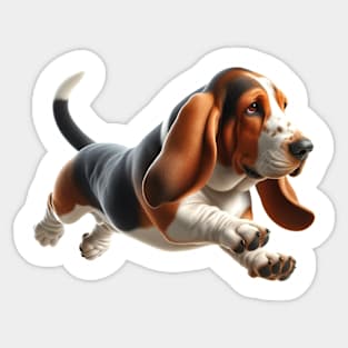 Basset Hound Sticker